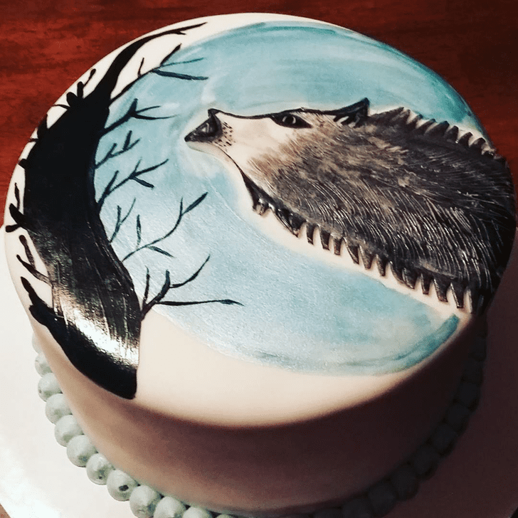 Charming Coyote Cake