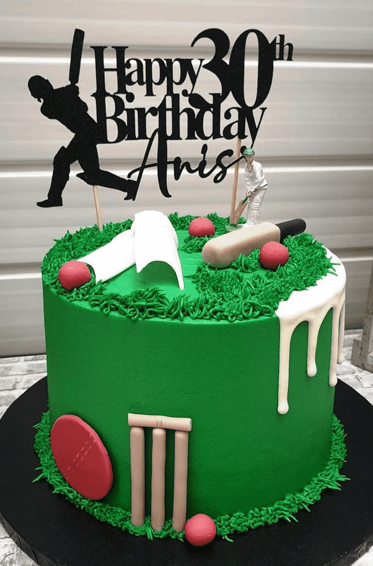 Angelic Cricket Cake