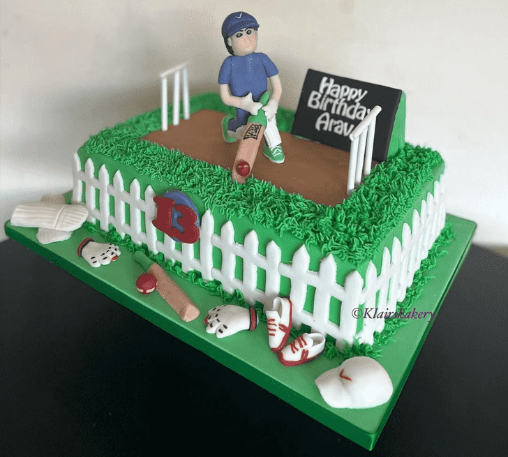 Captivating Cricket Cake