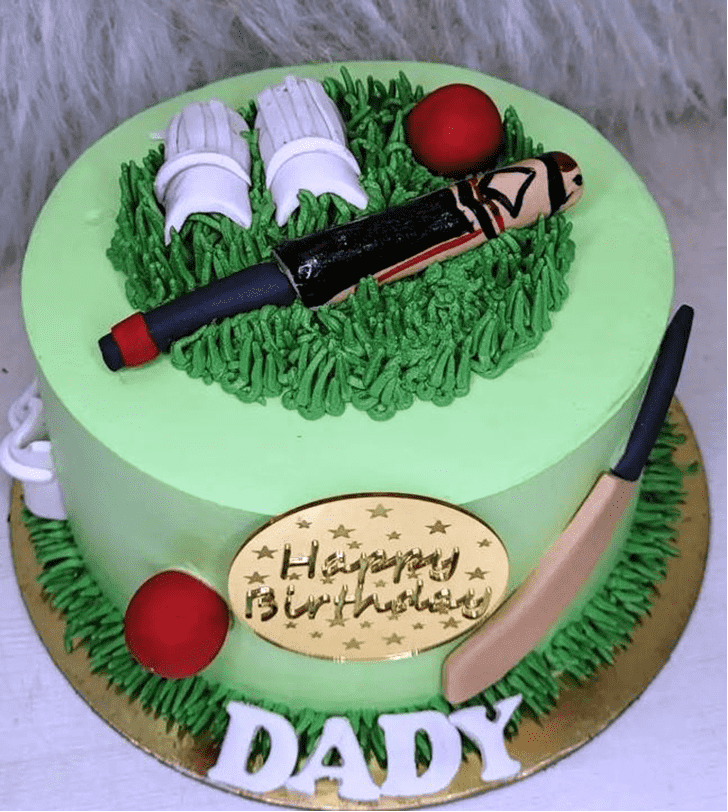 Delightful Cricket Cake