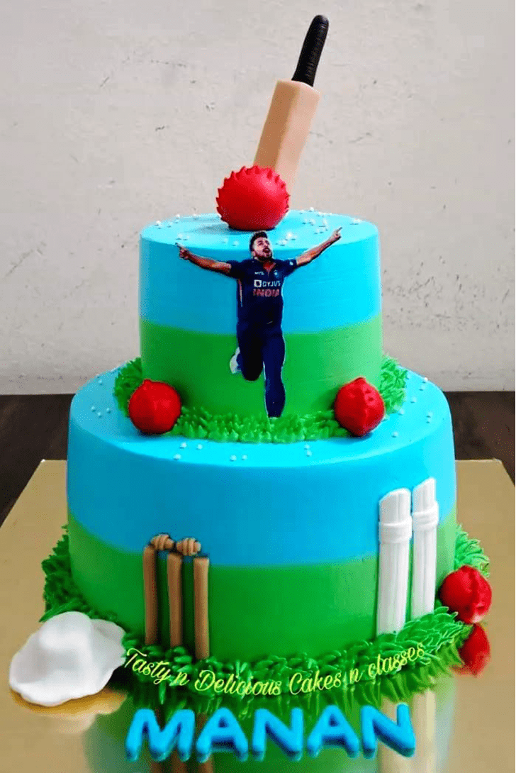 Enthralling Cricket Cake