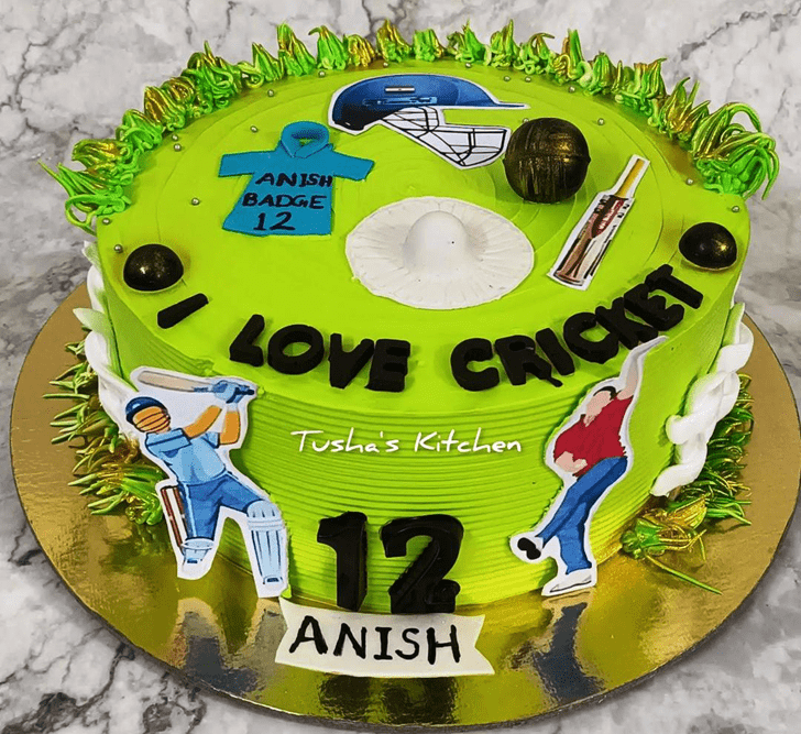 Fascinating Cricket Cake