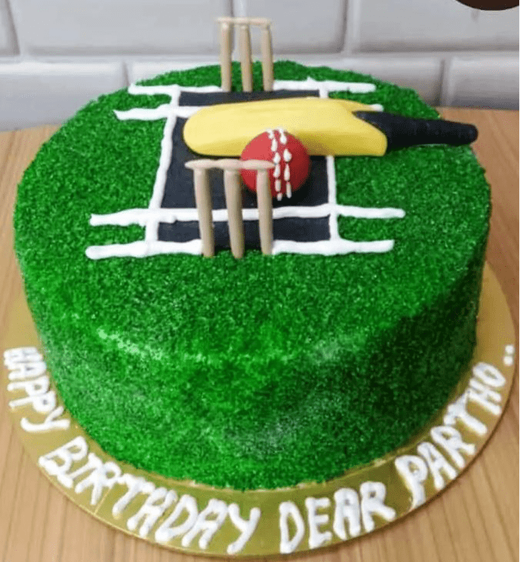 Gorgeous Cricket Cake