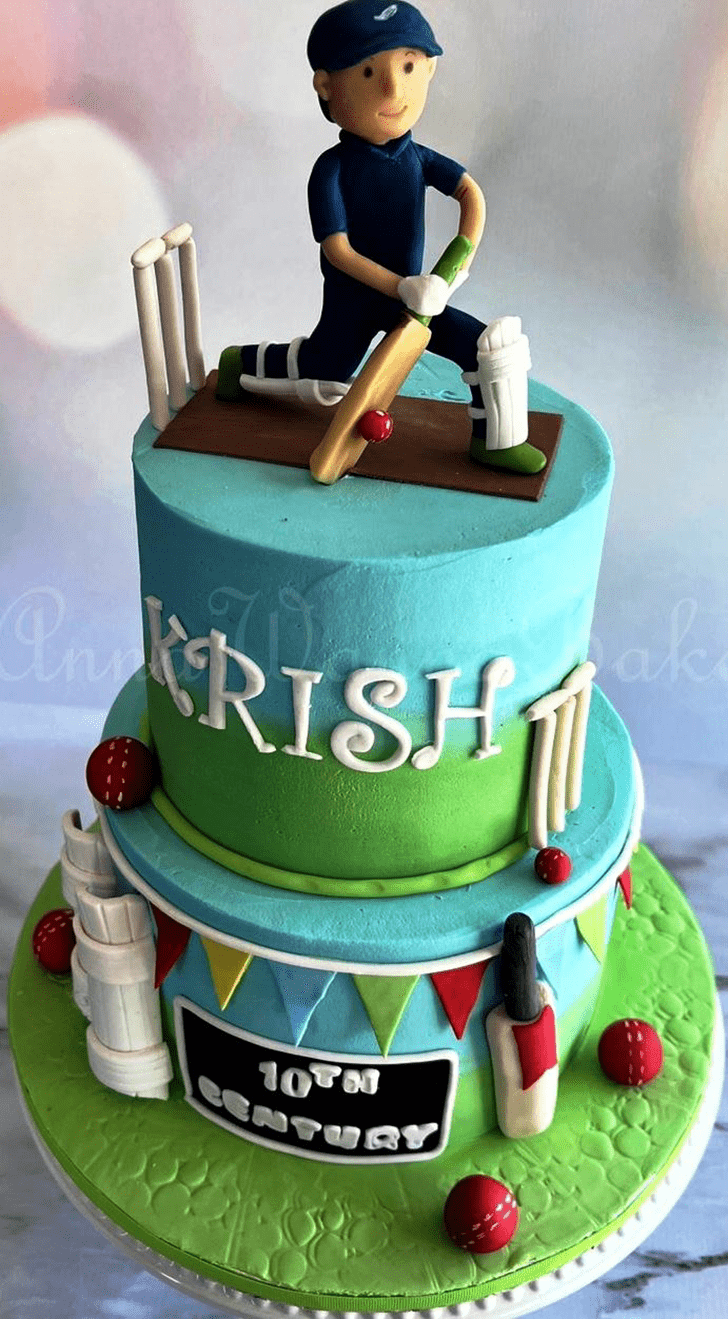 Ideal Cricket Cake