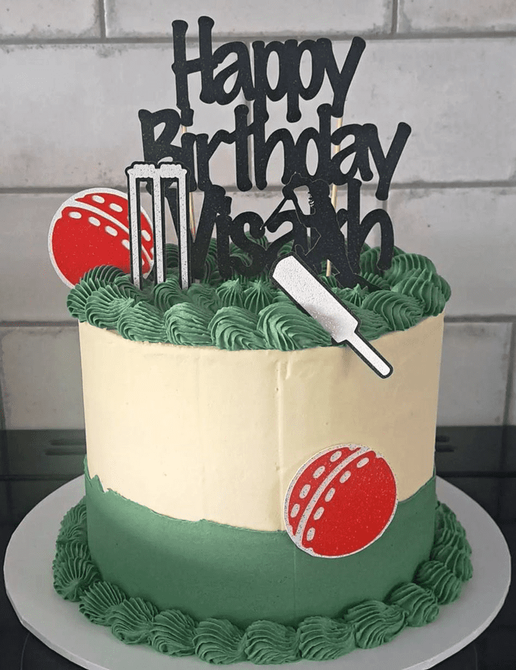 Nice Cricket Cake