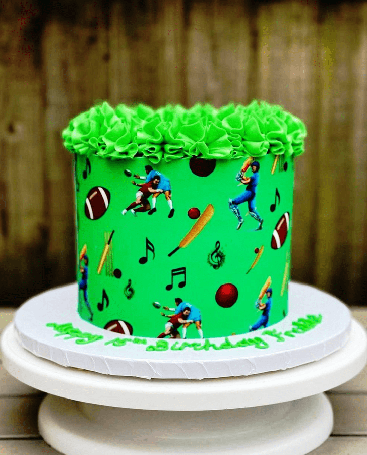 Radiant Cricket Cake
