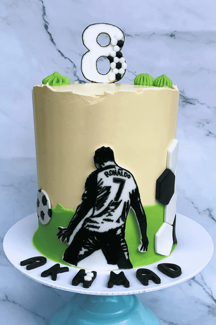 Admirable Cristiano Ronaldo Cake Design