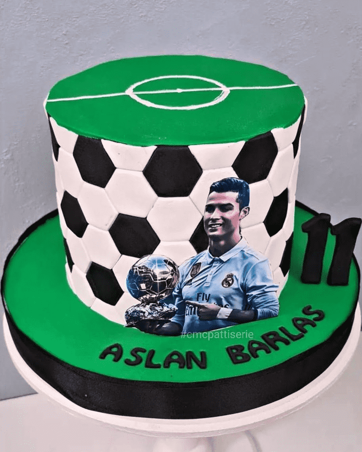 Appealing Cristiano Ronaldo Cake
