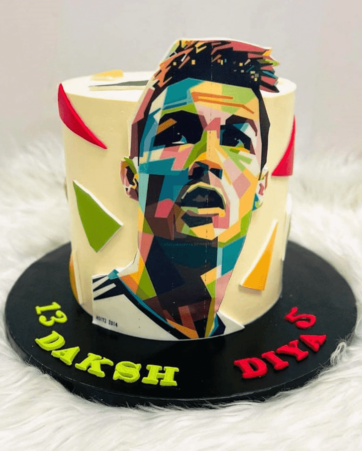 Inviting Cristiano Ronaldo Cake