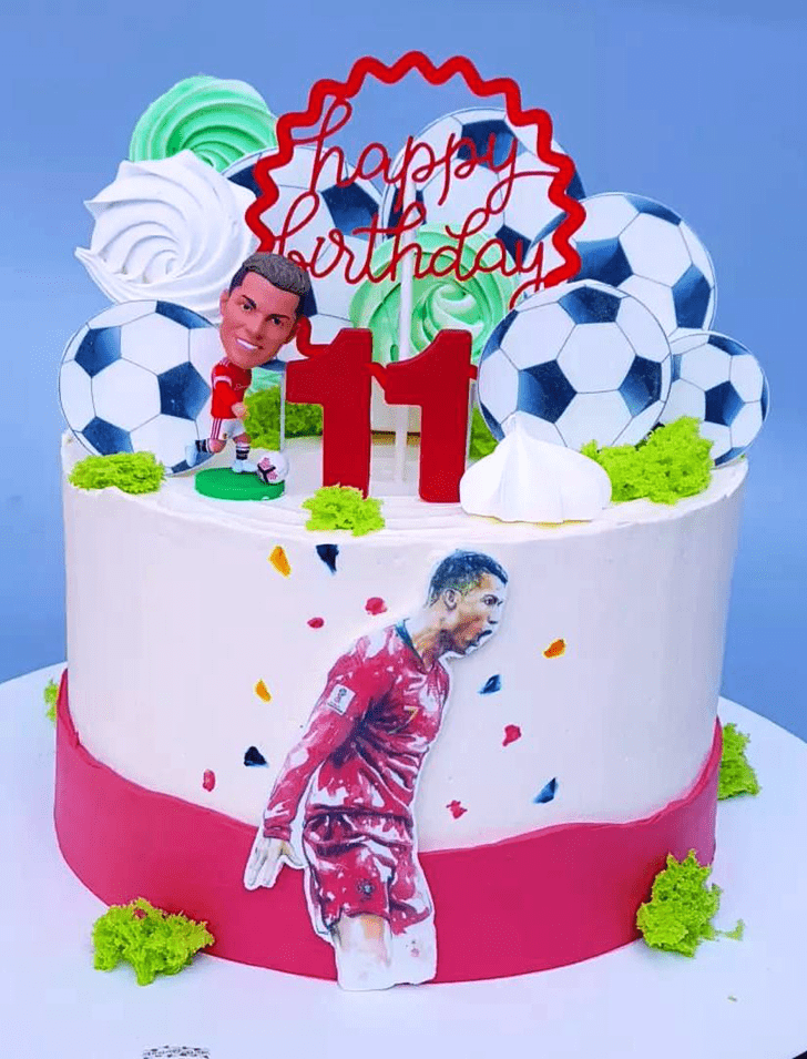 Lovely Cristiano Ronaldo Cake Design