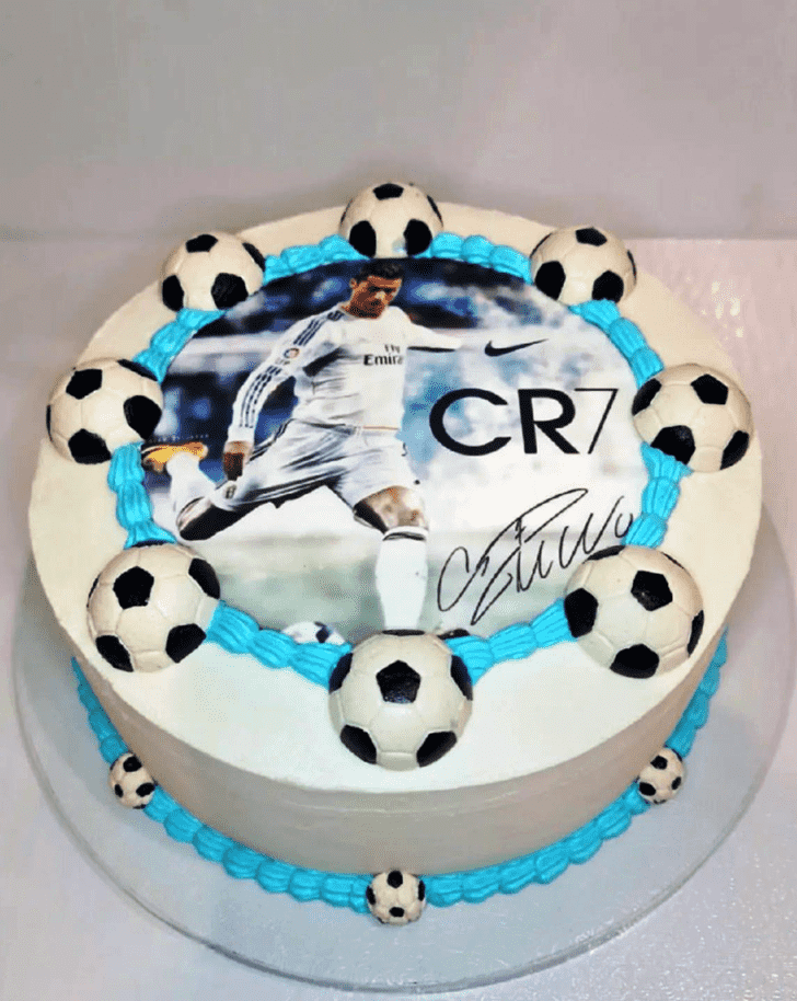 Refined Cristiano Ronaldo Cake