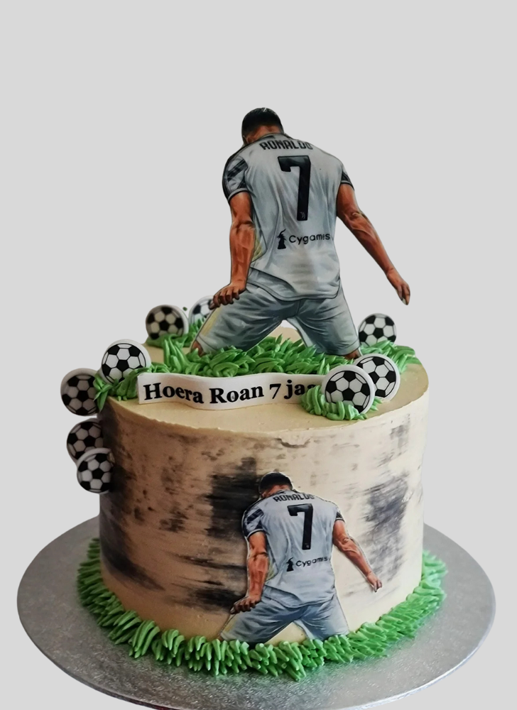 Angelic Cristiano Ronaldo Cake