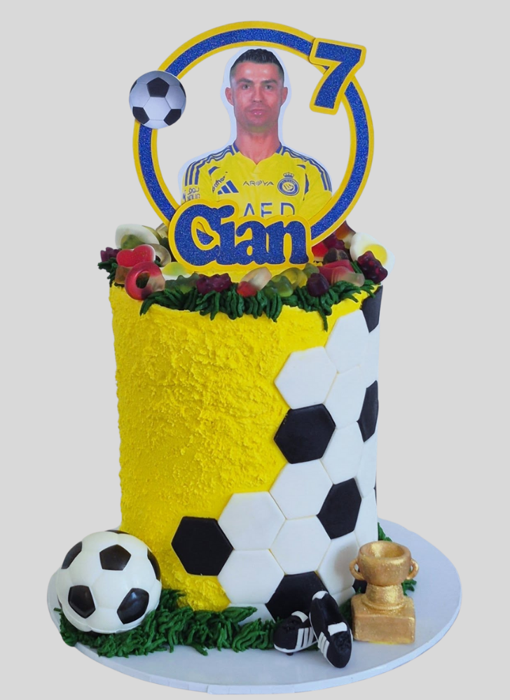 Appealing Cristiano Ronaldo Cake