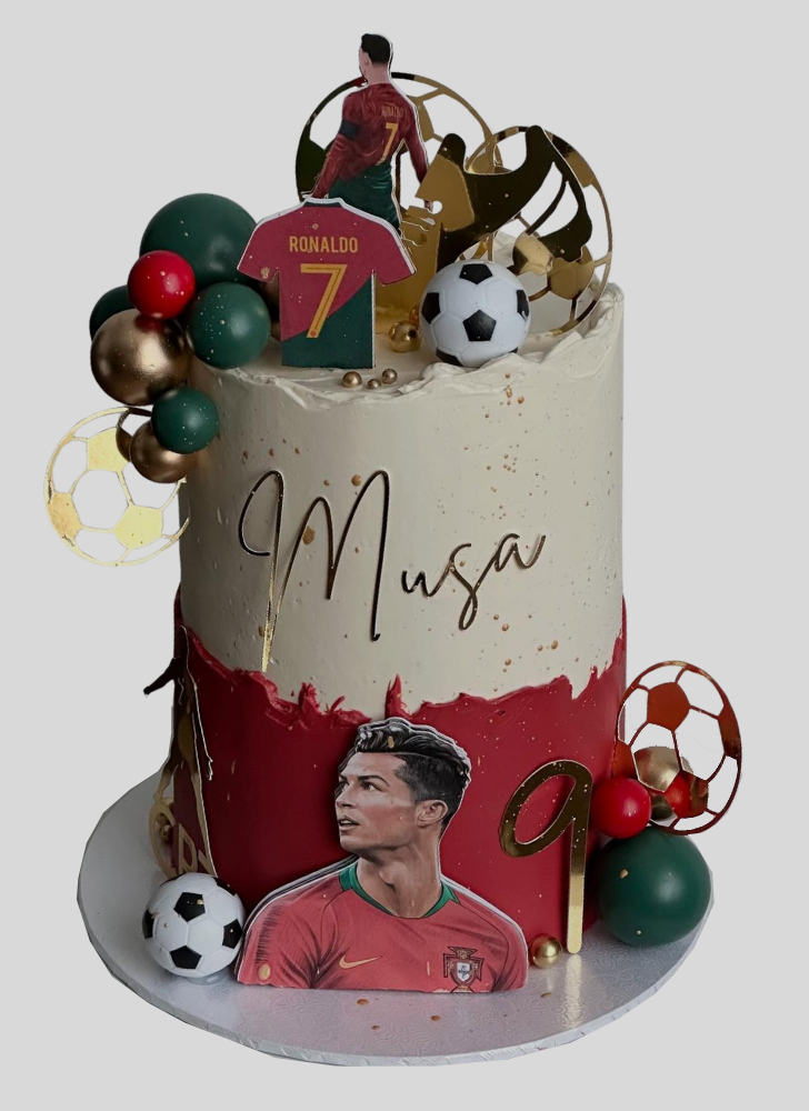 Delicate Cristiano Ronaldo Cake