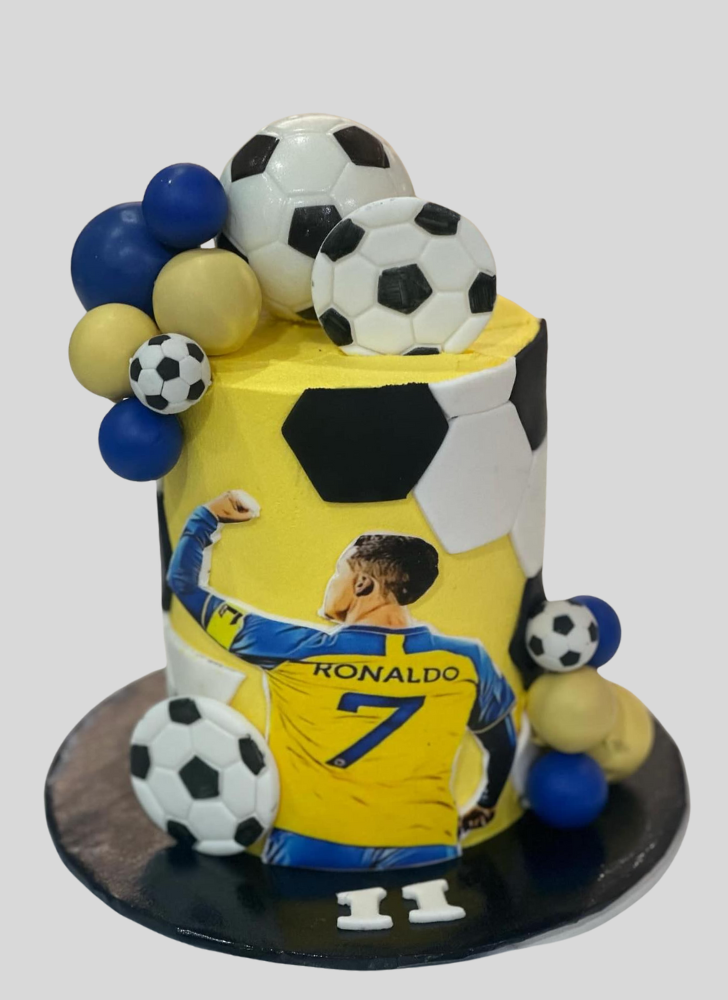 Elegant Cristiano Ronaldo Cake