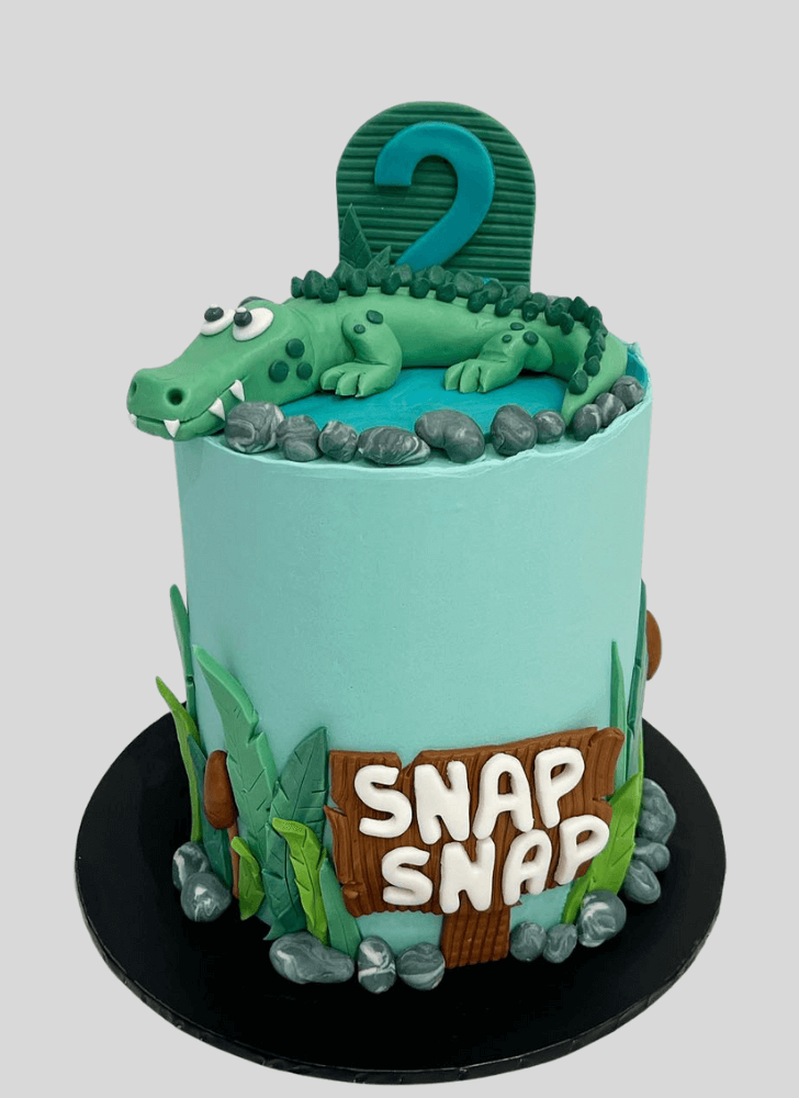 Fascinating Crocodile Cake