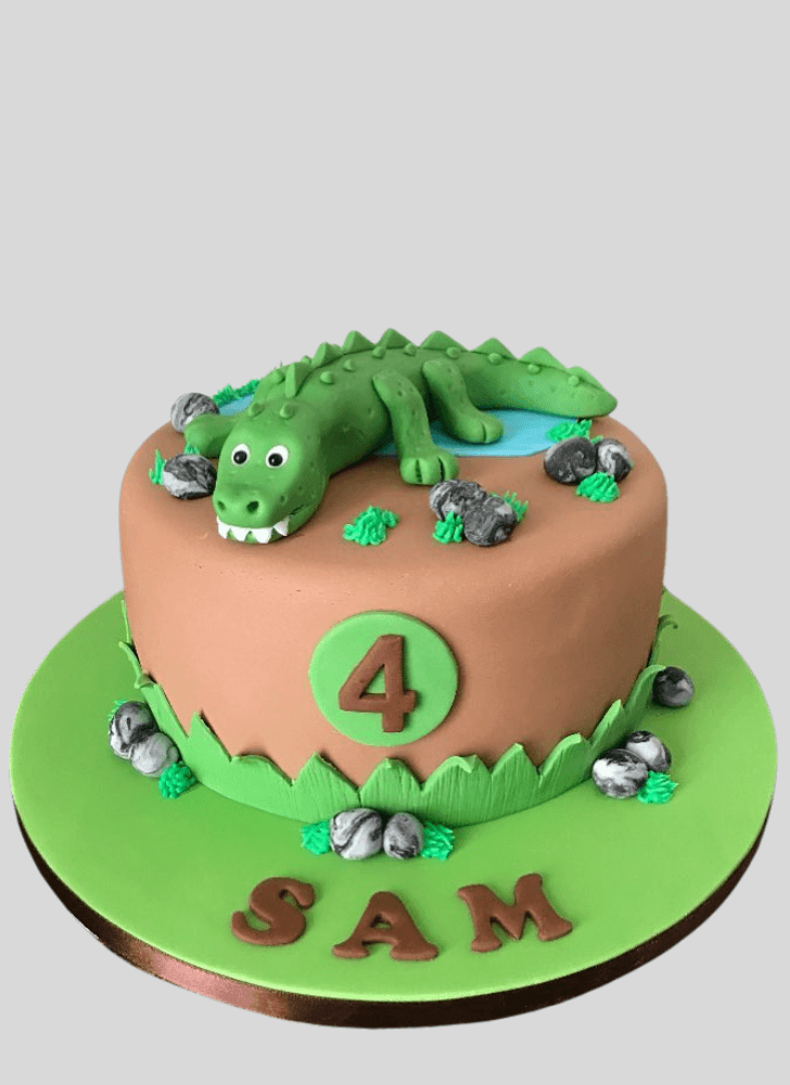 Radiant Crocodile Cake