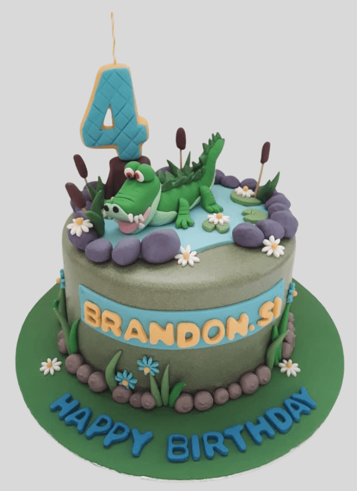 ShCrocodilely Crocodile Cake