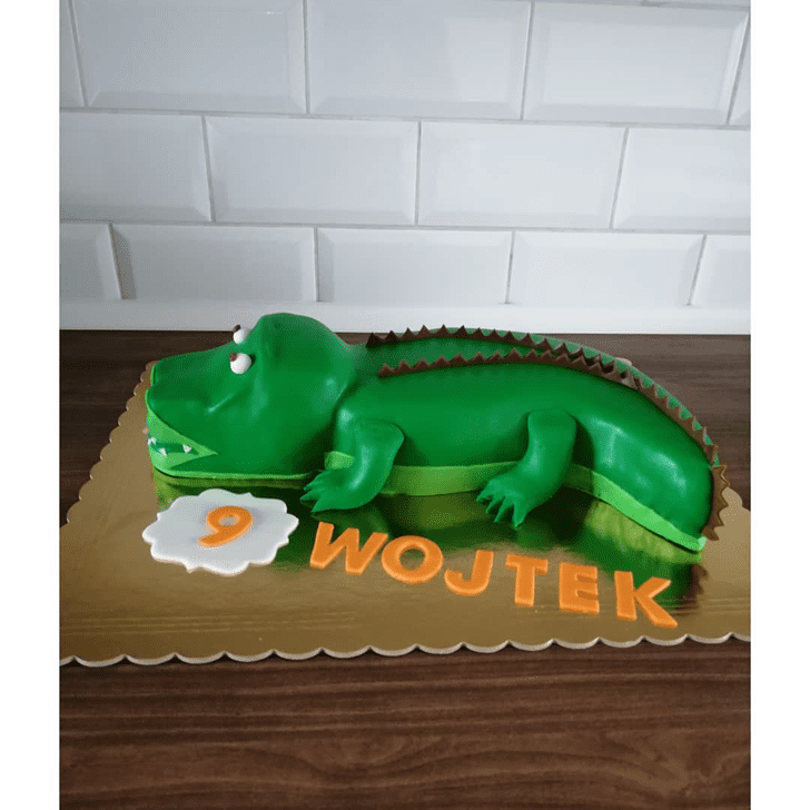 Charming Crocodile Cake
