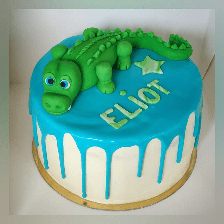 Enticing Crocodile Cake
