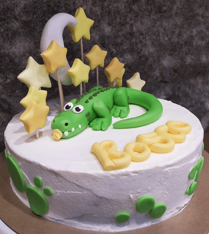 Exquisite Crocodile Cake