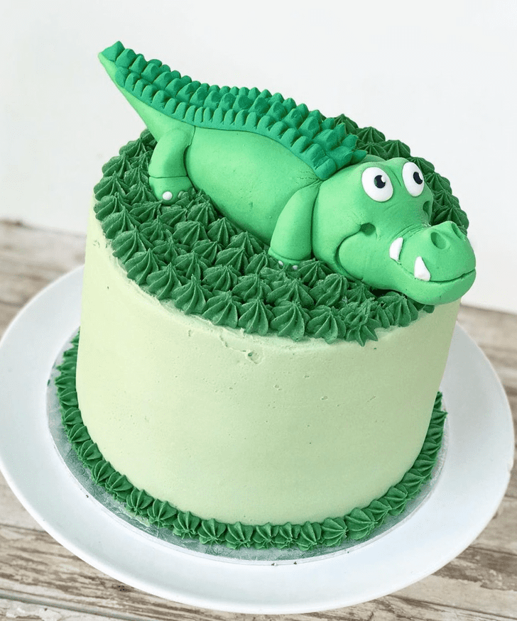 Radiant Crocodile Cake