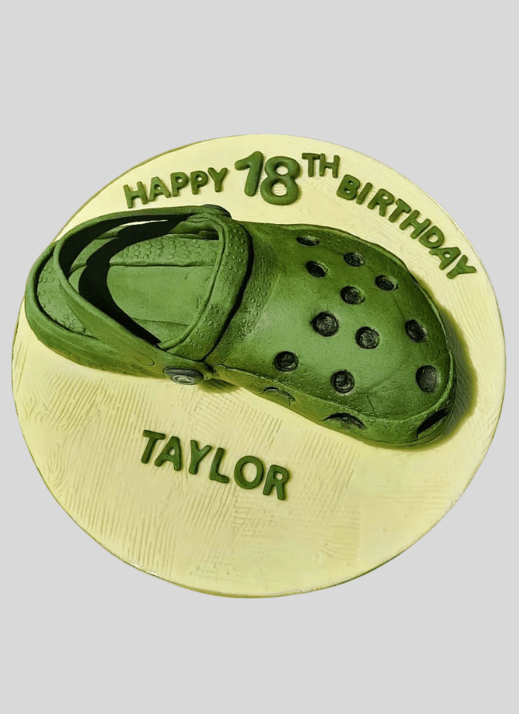 Good Looking Crocs Cake