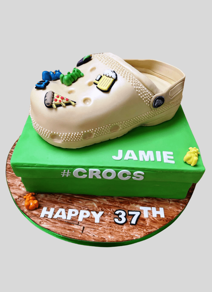 Gorgeous Crocs Cake