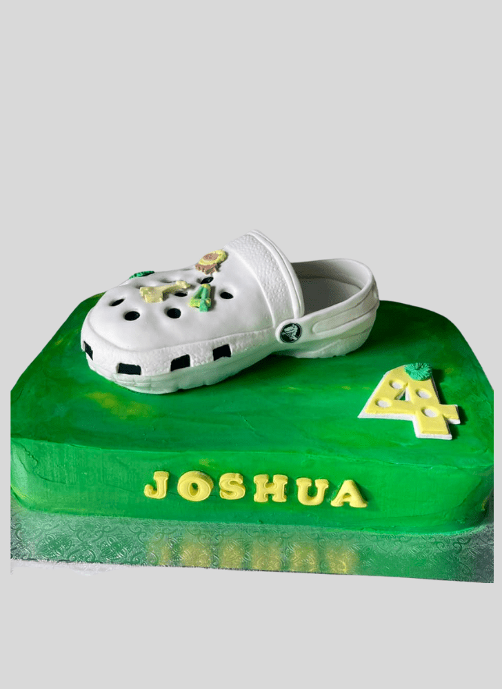 Inviting Crocs Cake