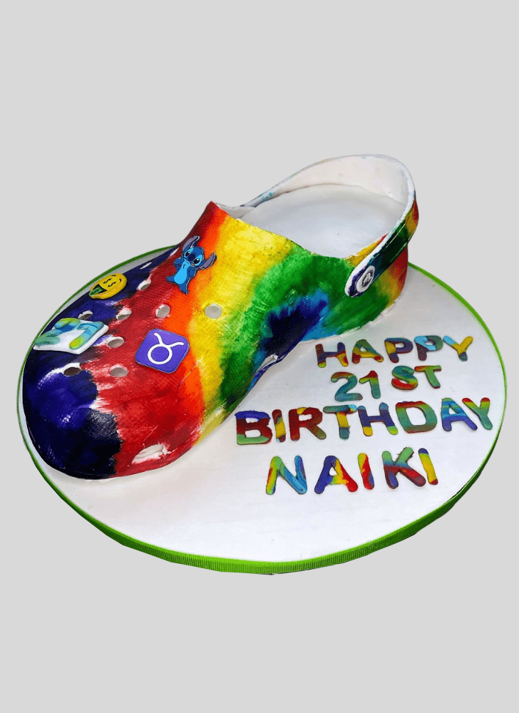 Radiant Crocs Cake