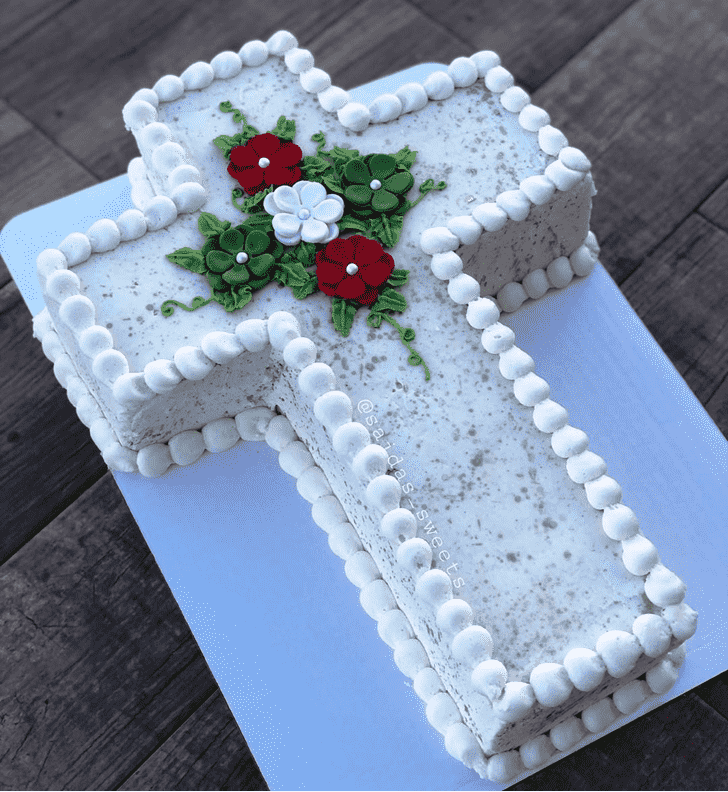 Elegant Cross Cake