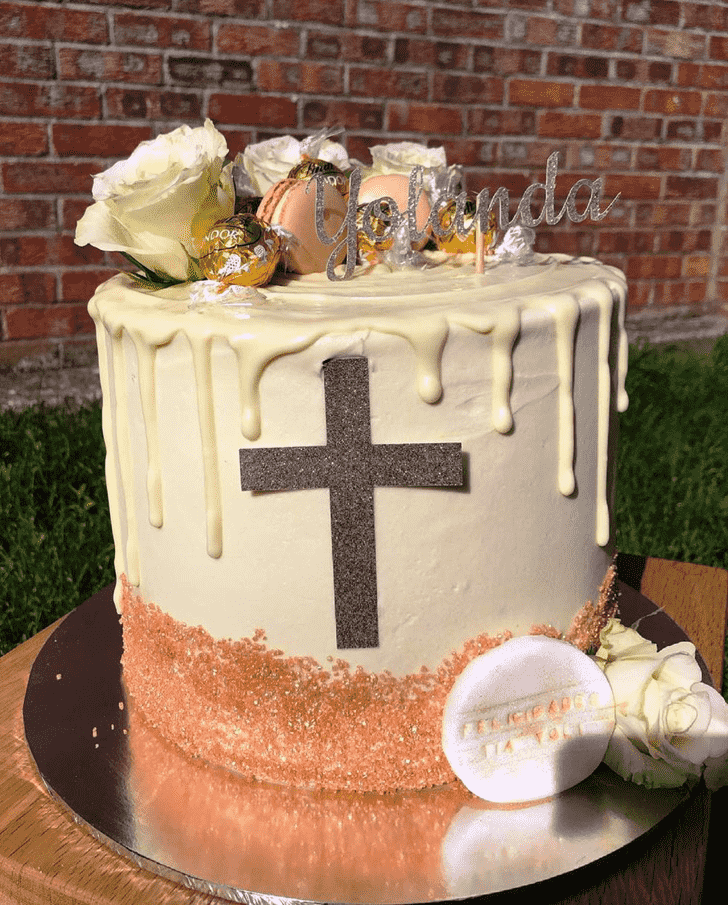 Enticing Cross Cake