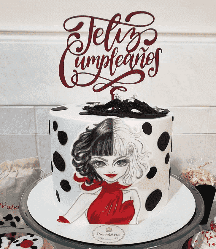 Adorable Cruella Cake