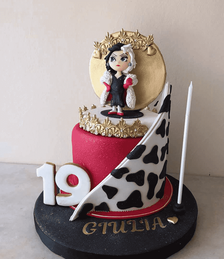 Refined Cruella Cake