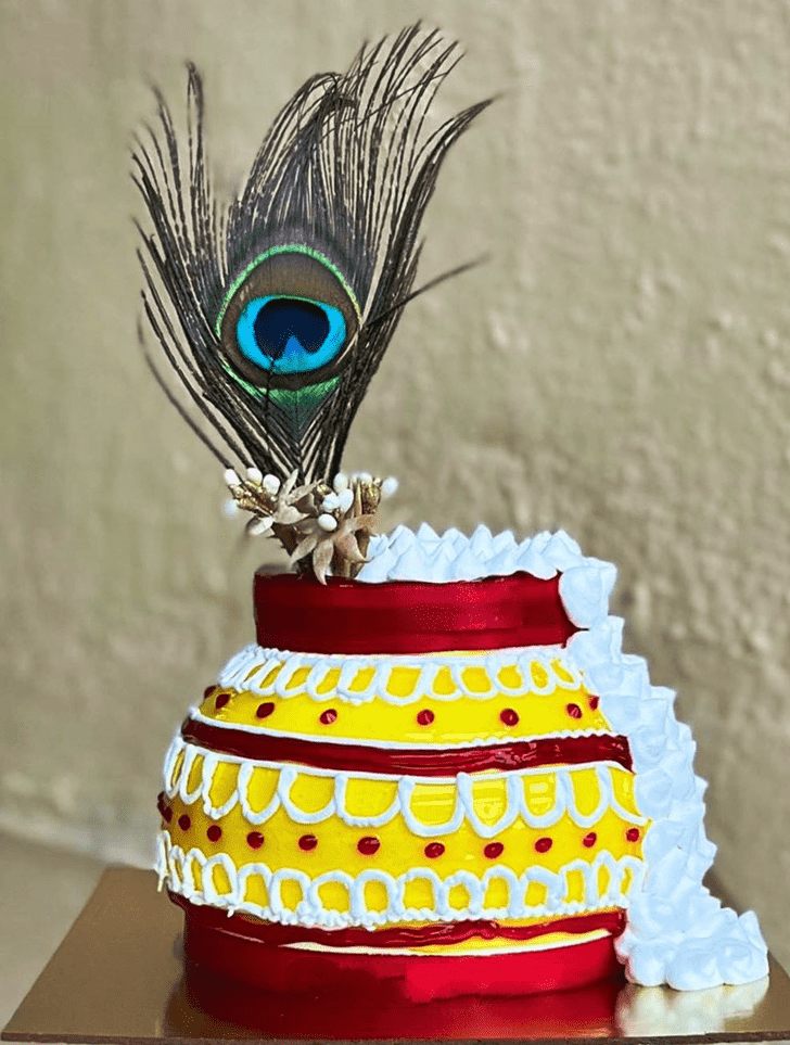 Angelic Dahi Handi Cake