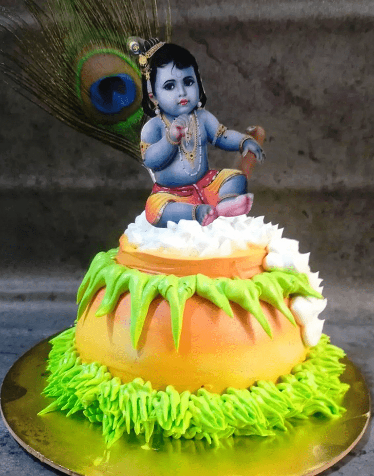 Captivating Dahi Handi Cake