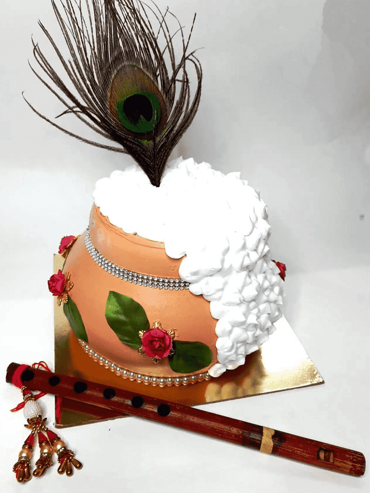 Charming Dahi Handi Cake
