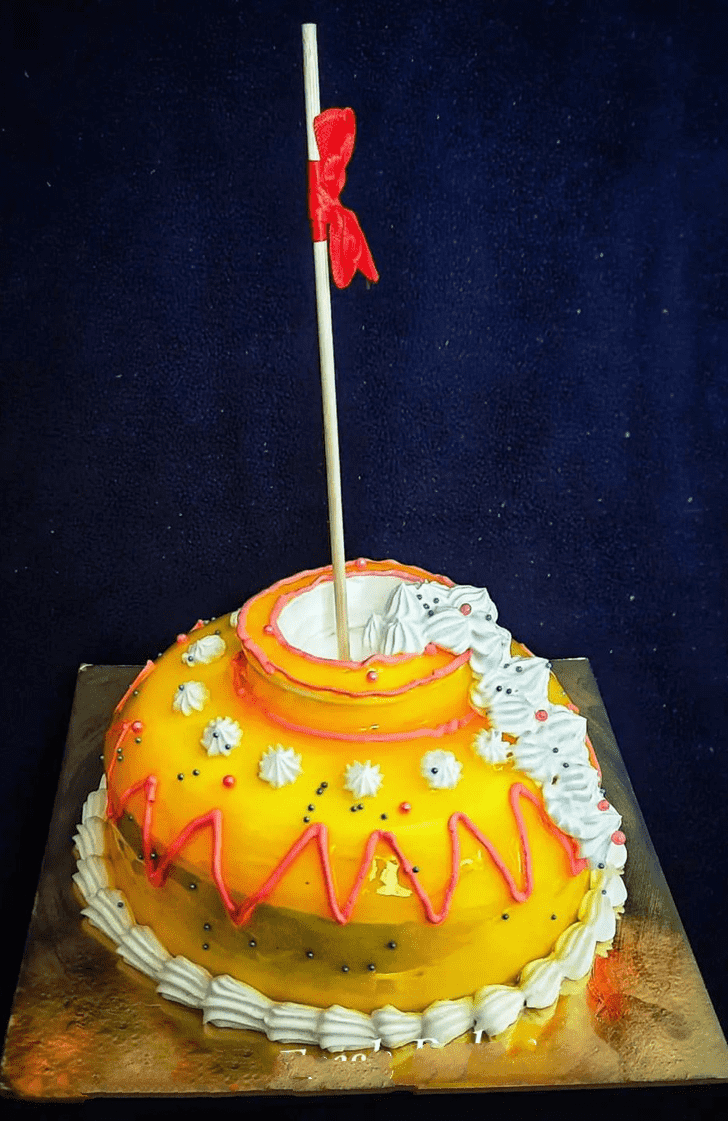 Cute Dahi Handi Cake