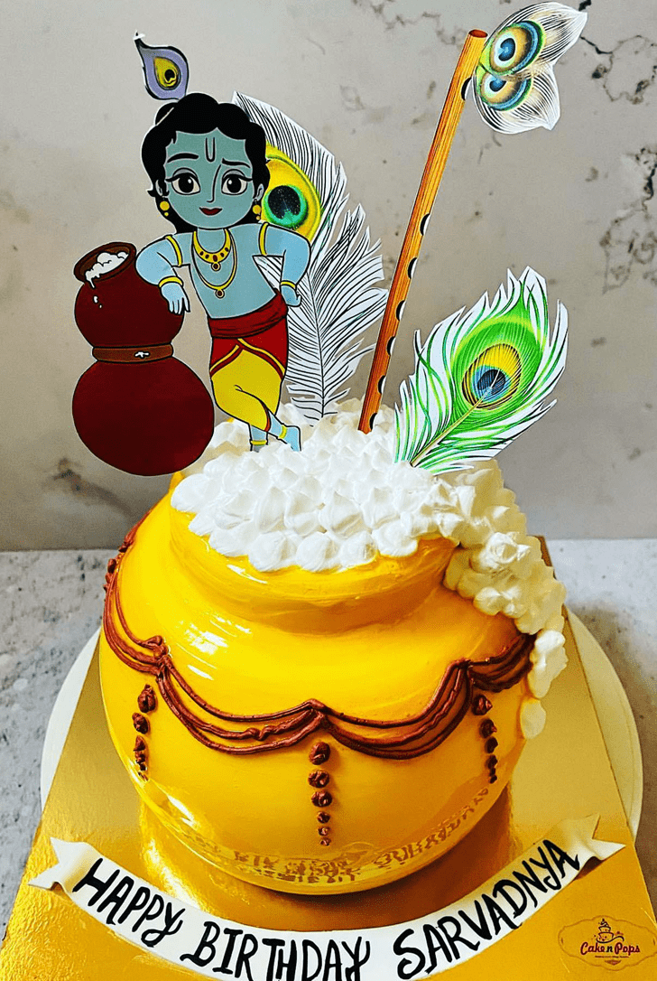 Graceful Dahi Handi Cake