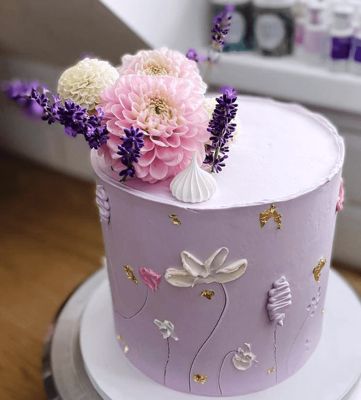 Cute Dahlia Cake