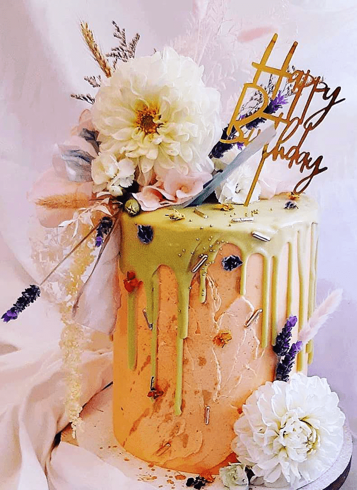 Magnificent Dahlia Cake