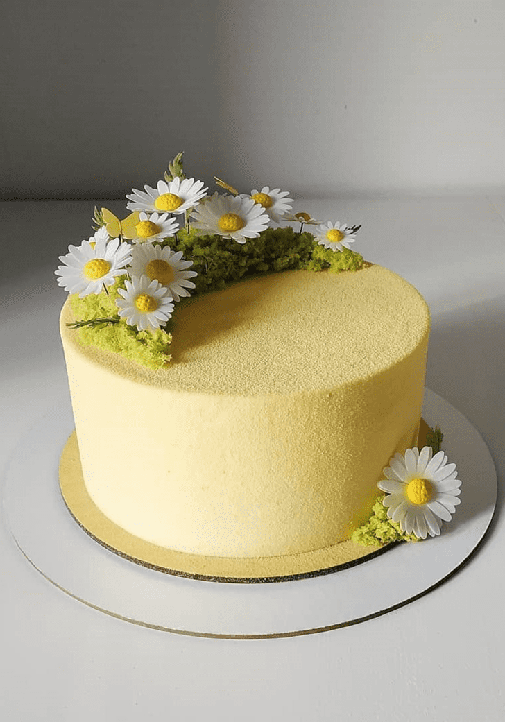 Appealing Daisy Cake