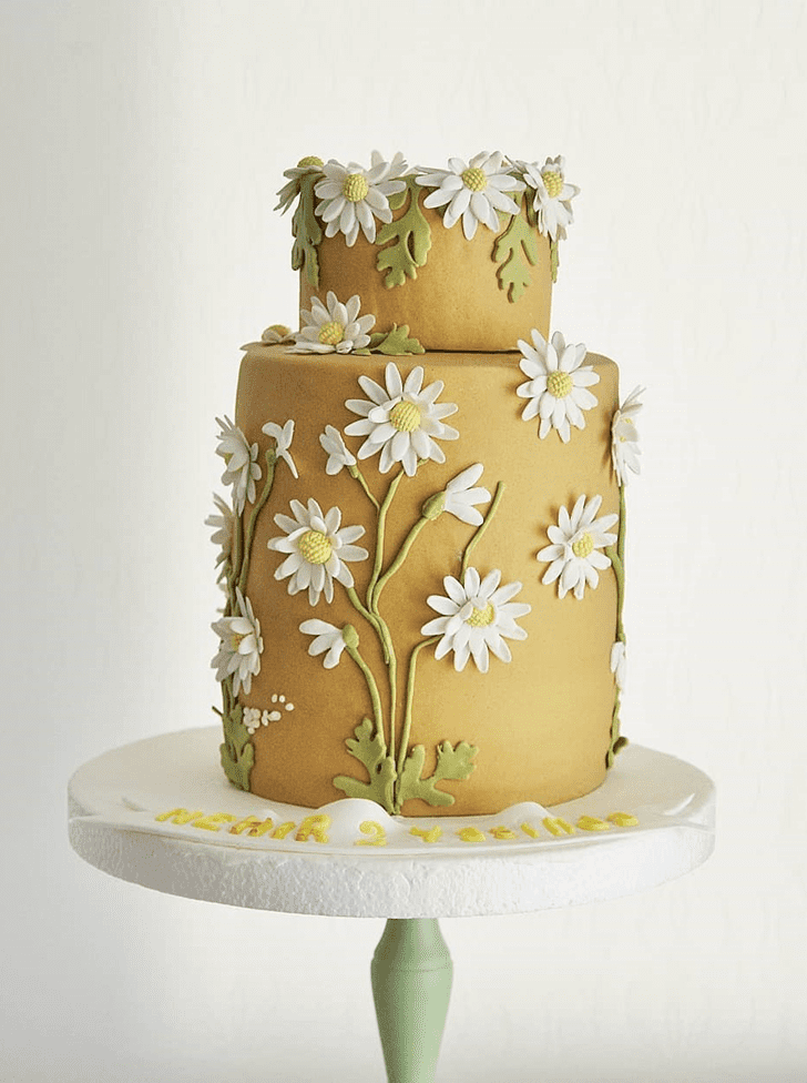 Captivating Daisy Cake