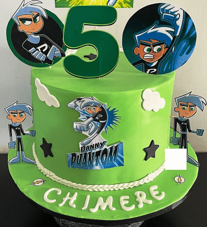 Delicate Danny Phantom Cake