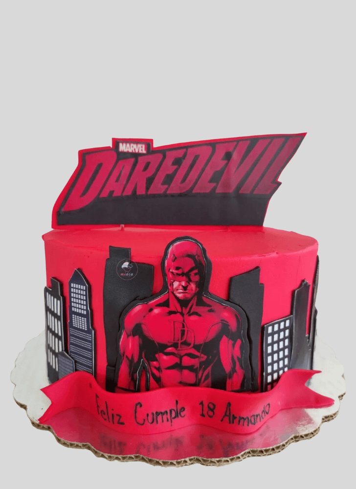 Good Looking Daredevil Cake