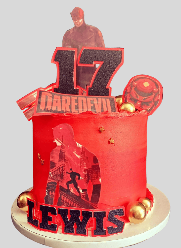 Ideal Daredevil Cake