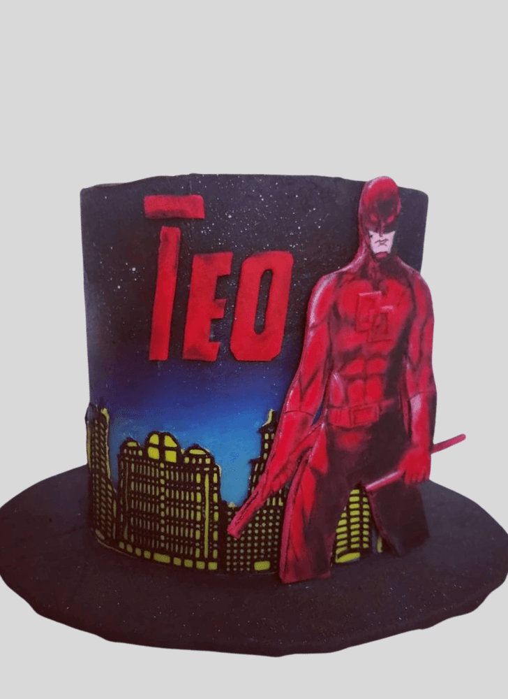 Mesmeric Daredevil Cake