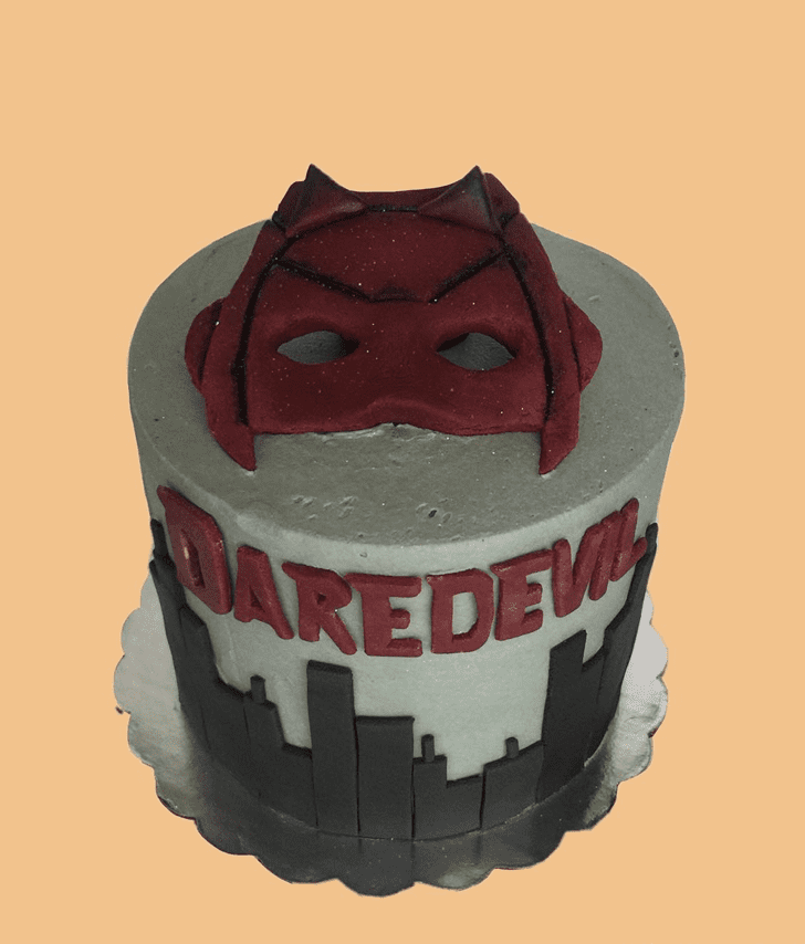 Admirable Daredevil Cake Design