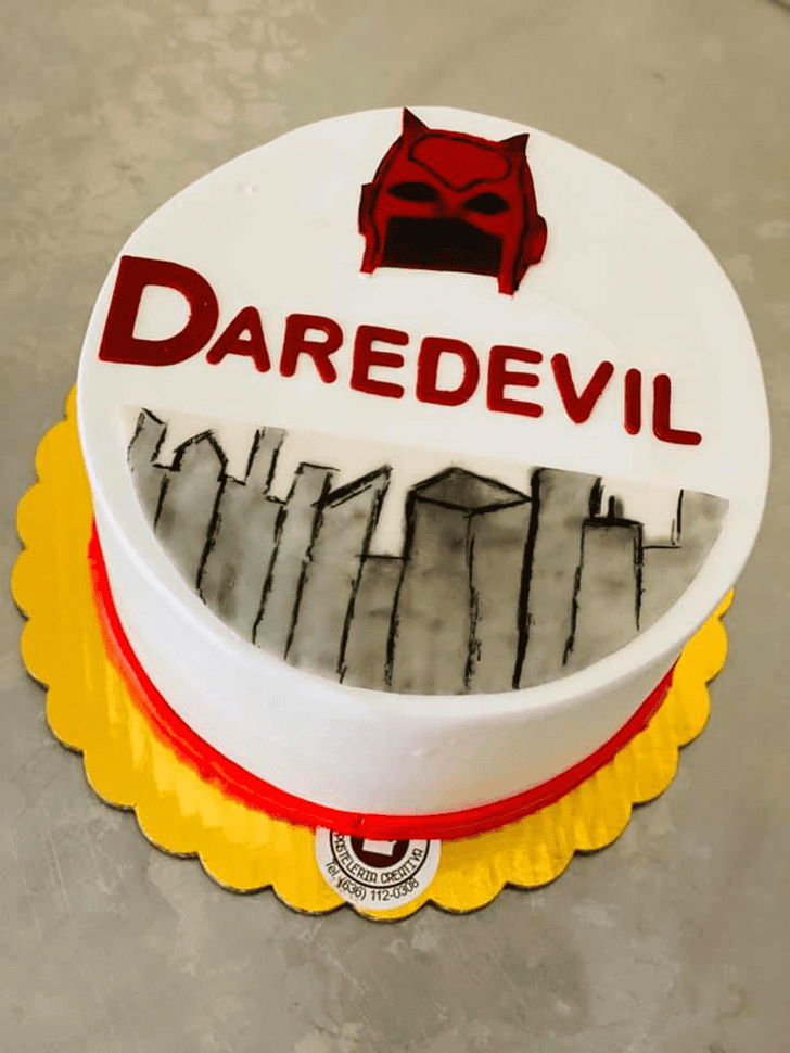 Beauteous Daredevil Cake