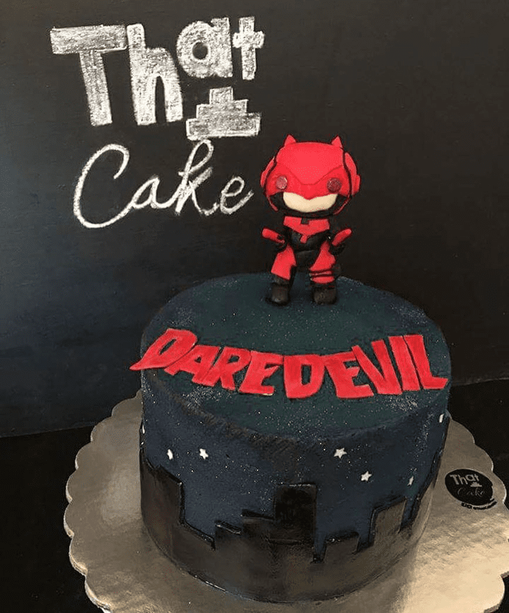 Enthralling Daredevil Cake